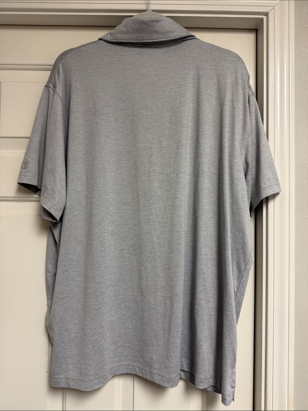 Men’s Champion U of M Polo, Grey, Size XL - Picture 3 of 4
